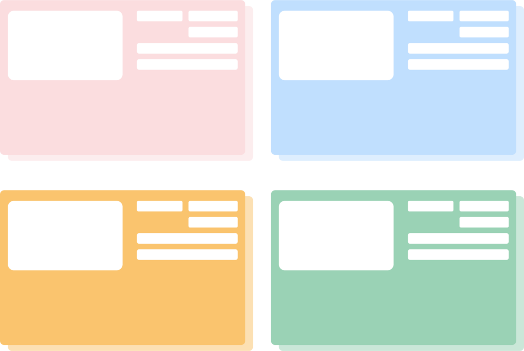 Die vier unterschiedlichen Rezeptarten: das rosa Kassenrezept, das blaue Privatrezept, das gelbe BTM-Rezept, das grüne Empfehlungsrezept.